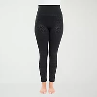 Muk Luks Womens High Rise Knit 26" Skinny Full Length Leggings