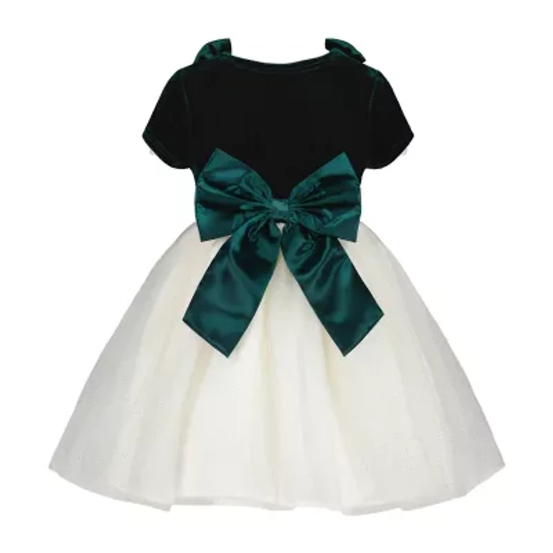Blueberi Boulevard Baby Girls Short Sleeve A-Line Dress