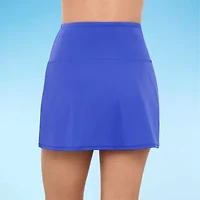 Liz Claiborne Womens Comfort Waistband Swim Skirt