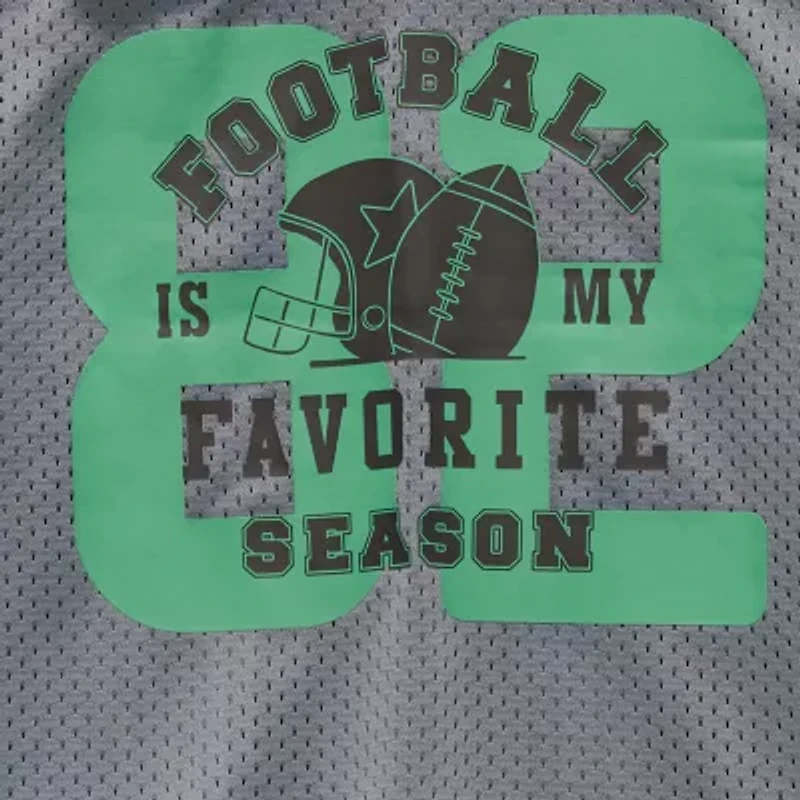 Okie Dokie Toddler & Little Boys V Neck Long Sleeve Regular Fit Graphic T-Shirt