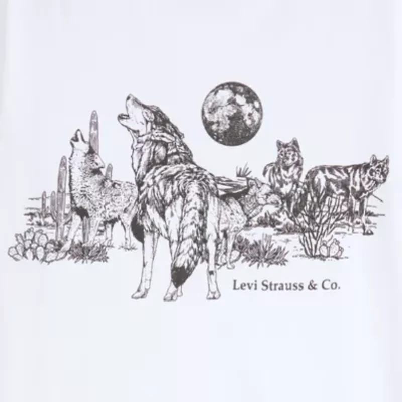 Levi's® Mens Crew Neck Short Sleeve Regular Fit Graphic T-Shirt