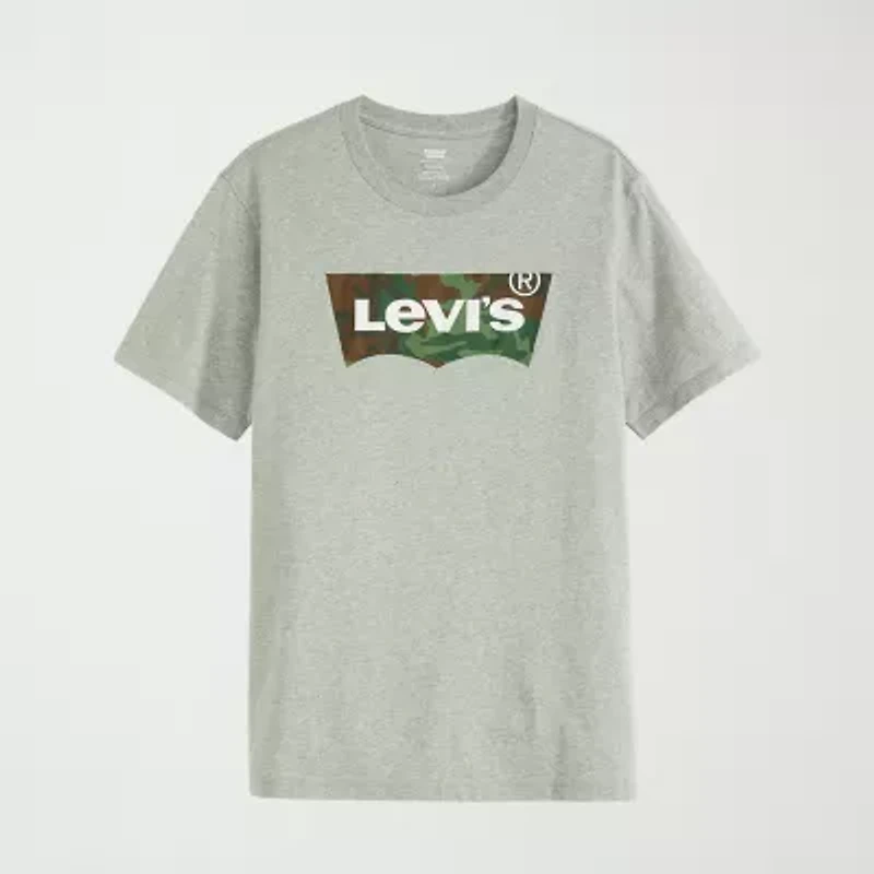 Levi's® Mens Crew Neck Short Sleeve Regular Fit Graphic T-Shirt