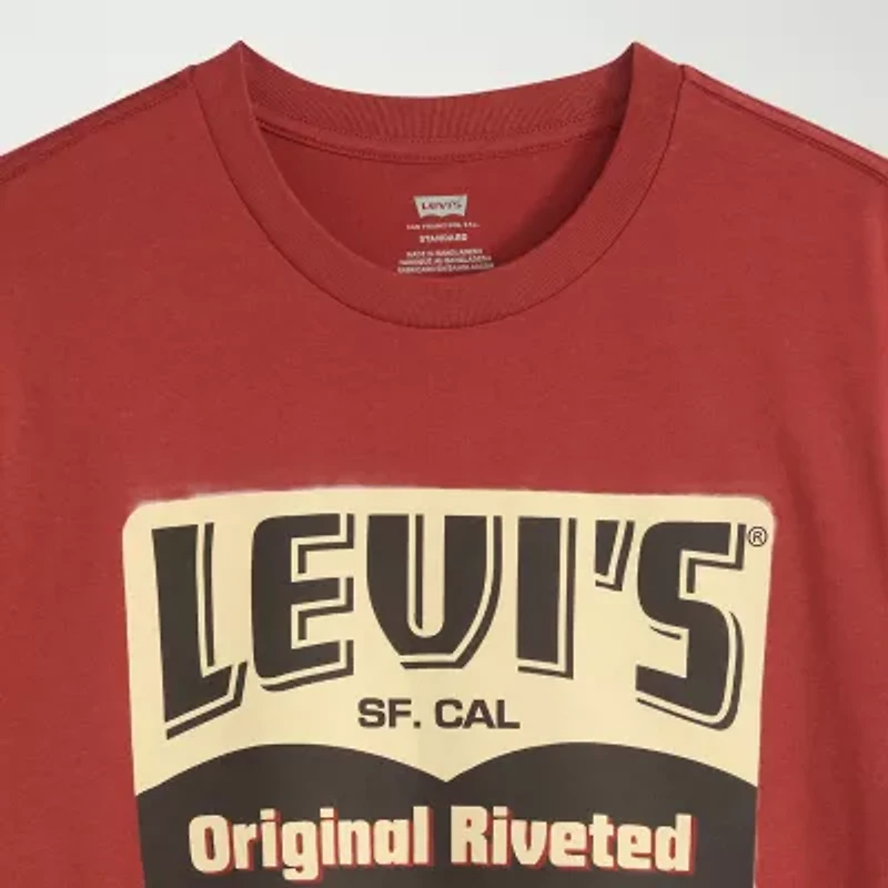 Levi's® Mens Crew Neck Short Sleeve Graphic T-Shirt
