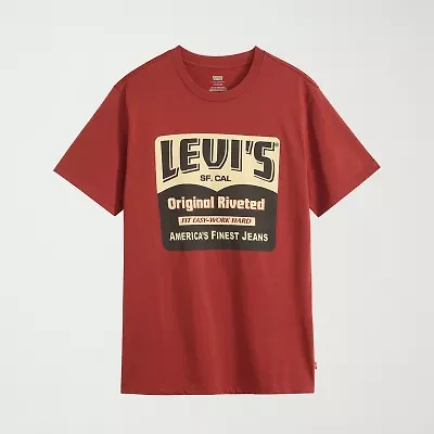 Levi's® Mens Crew Neck Short Sleeve Graphic T-Shirt