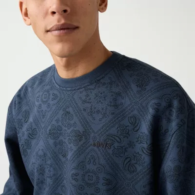 Levi's® Mens Crew Neck Long Sleeve Sweatshirt