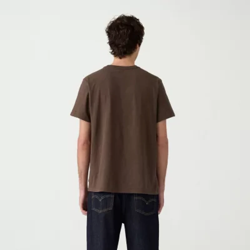 Levi's Mens Crew Neck Short Sleeve Relaxed Fit Graphic T-Shirt