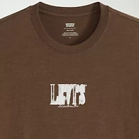 Levi's Mens Crew Neck Short Sleeve Relaxed Fit Graphic T-Shirt