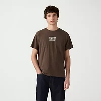 Levi's Mens Crew Neck Short Sleeve Relaxed Fit Graphic T-Shirt