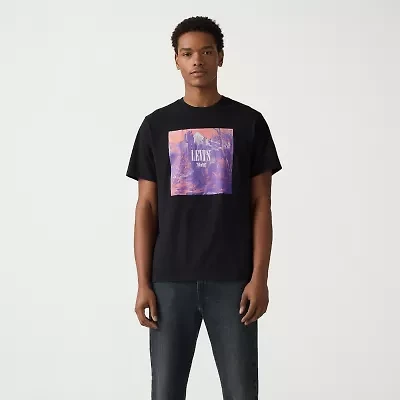 Levi's® Mens Crew Neck Short Sleeve Relaxed Fit Graphic T-Shirt