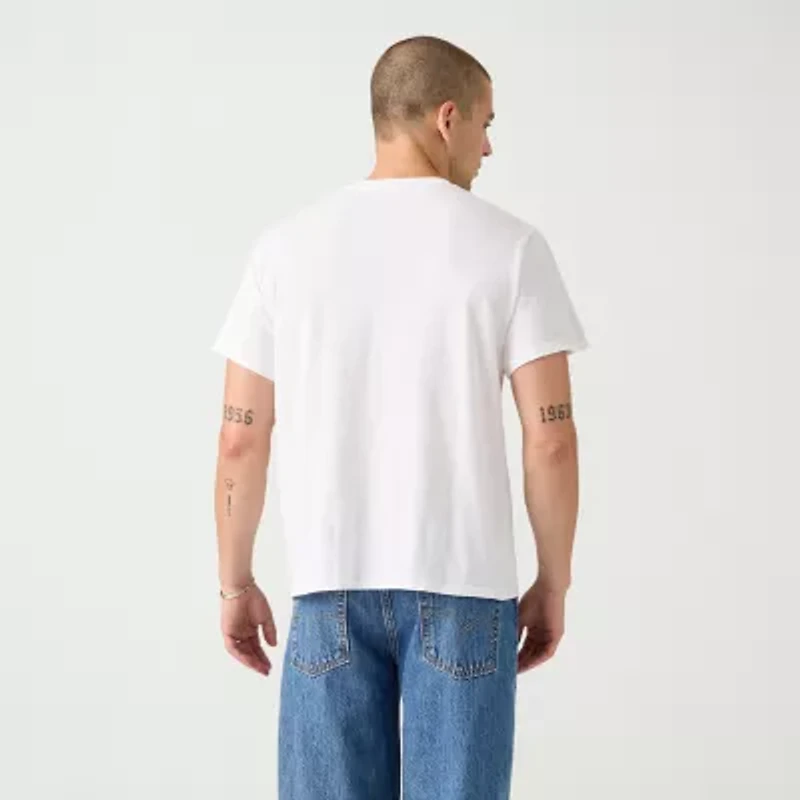 Levi's® Mens Crew Neck Short Sleeve Relaxed Fit Graphic T-Shirt