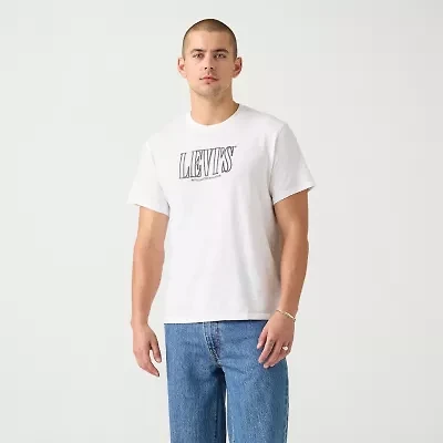 Levi's® Mens Crew Neck Short Sleeve Relaxed Fit Graphic T-Shirt