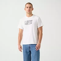 Levi's® Mens Crew Neck Short Sleeve Relaxed Fit Graphic T-Shirt