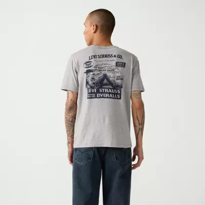 Levi's® Mens Crew Neck Short Sleeve Graphic T-Shirt