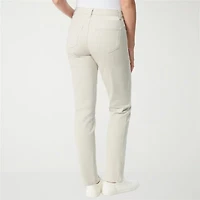 Gloria Vanderbilt Amanda Womens High Rise Stretch Fabric Slim Fit Tapered Leg Jean