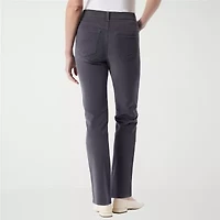 Gloria Vanderbilt Womens High Rise Straight Corduroy Pant