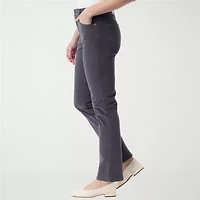 Gloria Vanderbilt Womens High Rise Straight Corduroy Pant