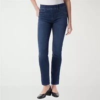 Gloria Vanderbilt Womens High Rise Straight Leg Jean