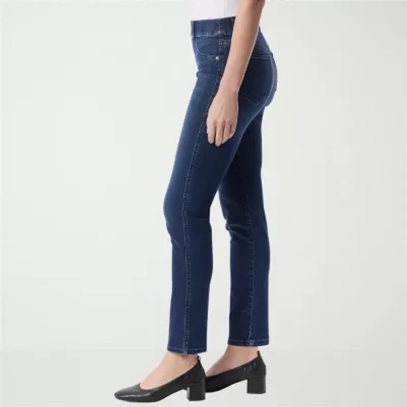 Gloria Vanderbilt Womens High Rise Straight Leg Jean