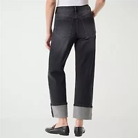 Gloria Vanderbilt No Womens Mid Rise Wide Leg Jean