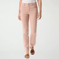 Gloria Vanderbilt Womens High Rise Straight Leg Jean