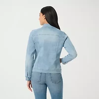 Gloria Vanderbilt Womens Denim Lightweight Jacket