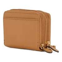 Liz Claiborne Double Womens Zip Around Wallet