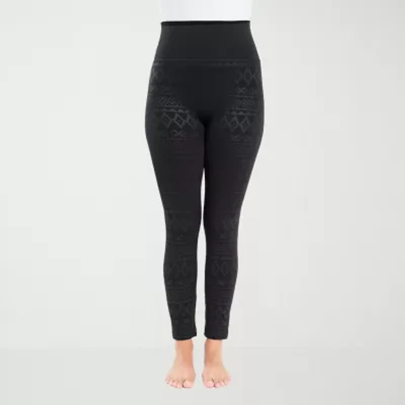 Muk Luks Womens High Rise Knit 26" Skinny Full Length Leggings