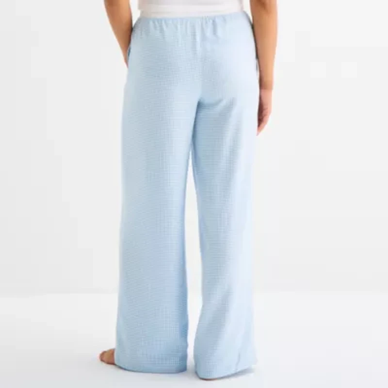 Arizona Body Womens Flannel Juniors Pajama Pants