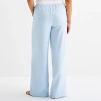 Arizona Body Womens Flannel Juniors Pajama Pants