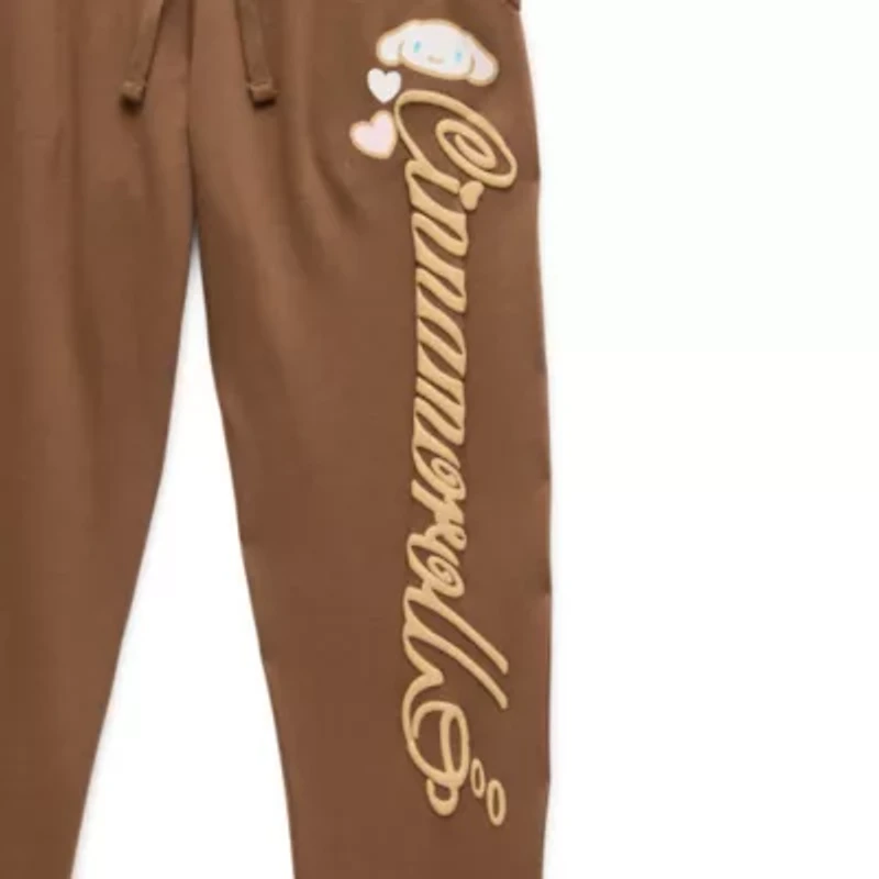 Cinnamaroll Jogger Womens Cinched High Rise Hello Kitty Juniors Fleece Pant