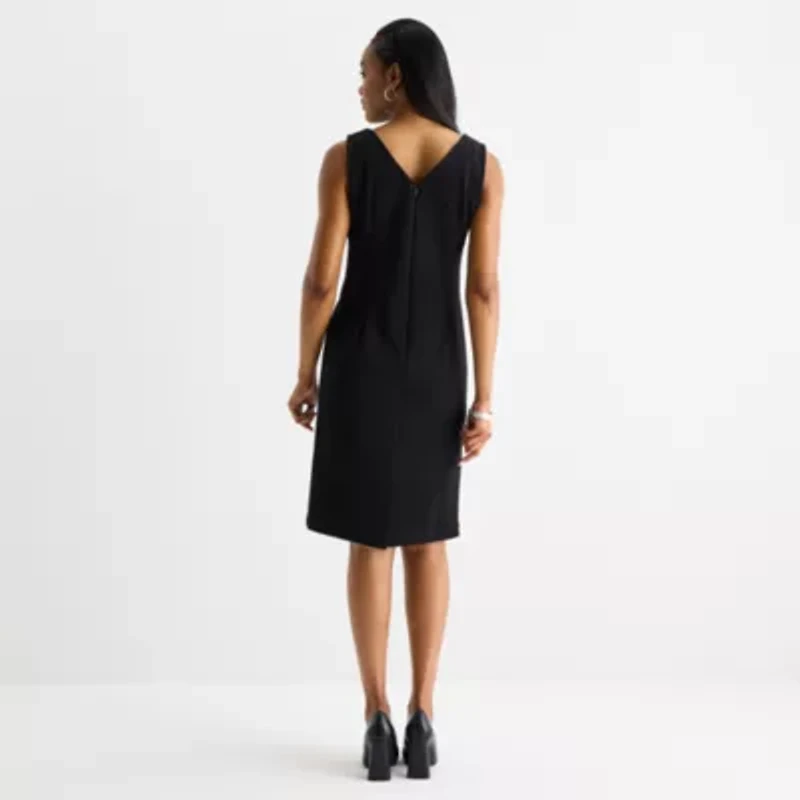 Maya Brooke Womens Plaid Jacket Dress