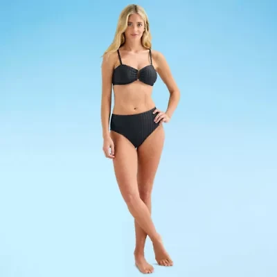 Mynah Womens Lined High Waist Bikini Swimsuit Bottom