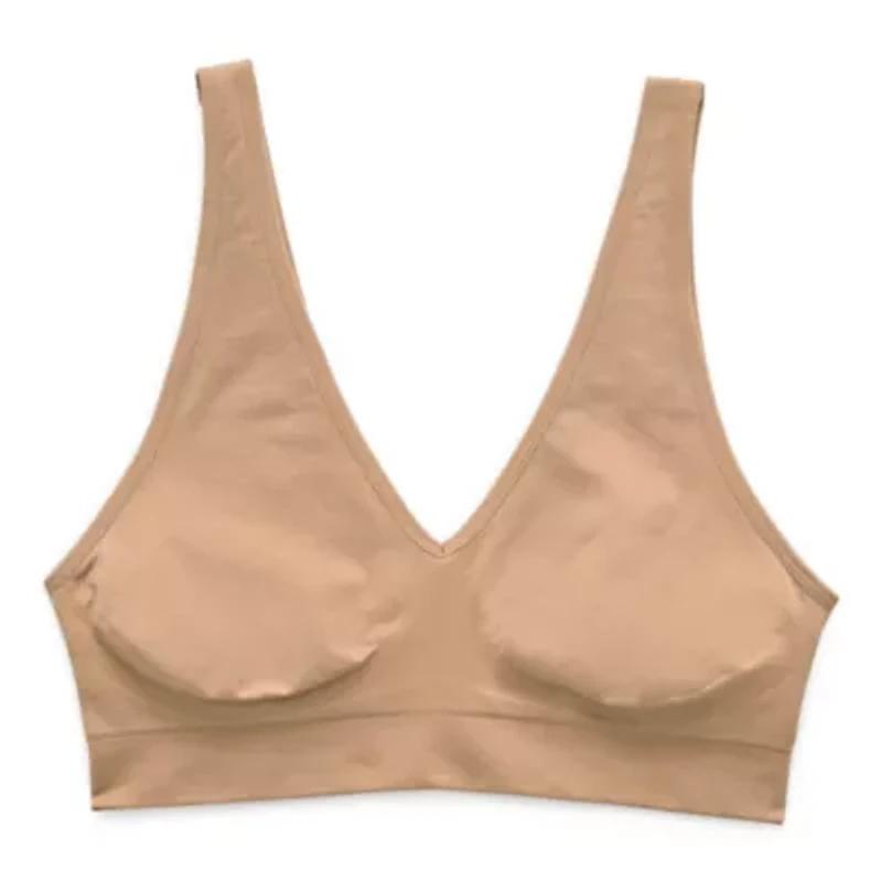 Ambrielle Seamless Womens Light Support Bralette