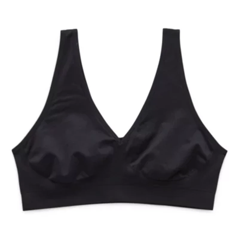 Ambrielle Seamless Womens Light Support Bralette 366771