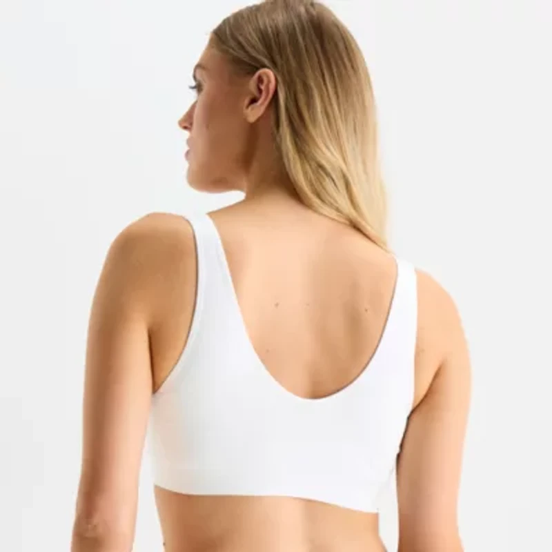 Ambrielle Seamless Womens Light Support Bralette
