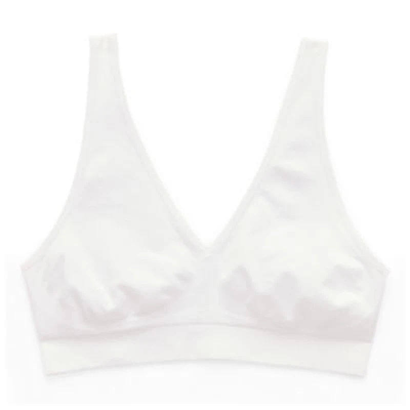 Ambrielle Seamless Womens Light Support Bralette