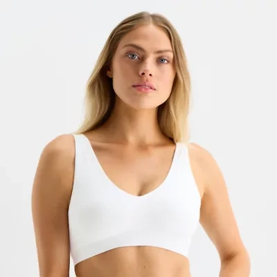 Ambrielle Seamless Womens Light Support Bralette