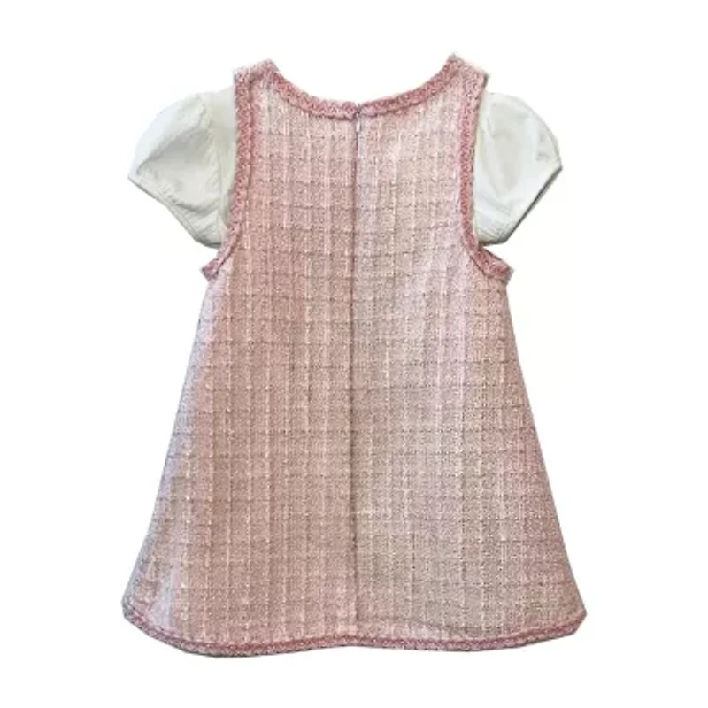 Blueberi Boulevard Toddler Girls Midi Dress Set