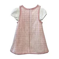 Blueberi Boulevard Toddler Girls Midi Dress Set