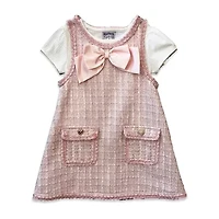 Blueberi Boulevard Toddler Girls Midi Dress Set