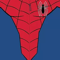 Disney Collection Little & Big Kid Boys Long Sleeve Embroidered Spiderman Fleece Zipper Hoodie