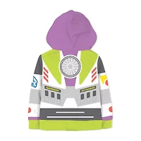 Disney Collection Little & Big Kid Boys Long Sleeve Buzz Lightyear Fleece Zipper Hoodie