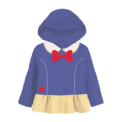 Disney Collection Little & Big Kid Girls Long Sleeve Snow White Fleece Hoodie
