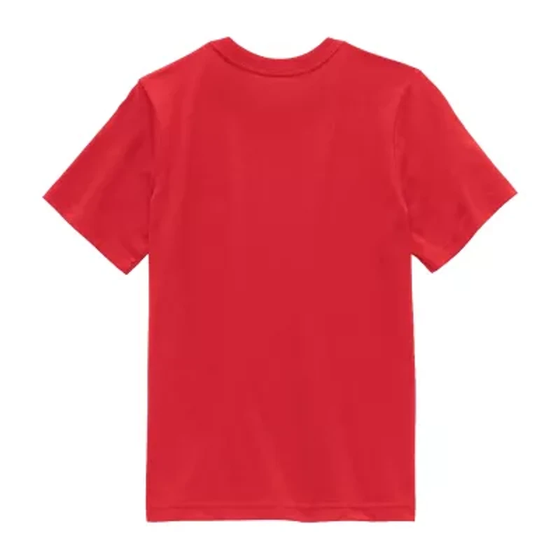 Knuckles Little & Big Kid Boys Crew Neck Short Sleeve Regular Fit Sonic the Hedgehog Graphic T-Shirt