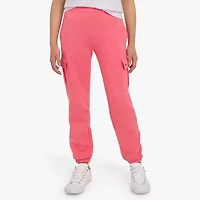 Champion Big Kid Girls Mid Rise Cuffed Active Fleece Cargo Pant