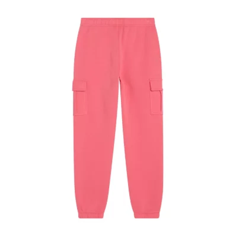 Champion Big Kid Girls Mid Rise Cuffed Active Fleece Cargo Pant