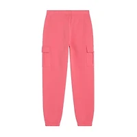 Champion Big Kid Girls Mid Rise Cuffed Active Fleece Cargo Pant