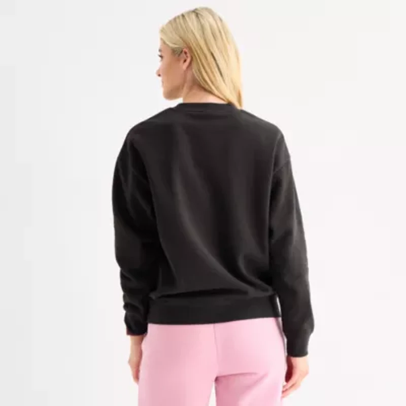 PUMA Womens Crew Neck Long Sleeve Sweatshirt