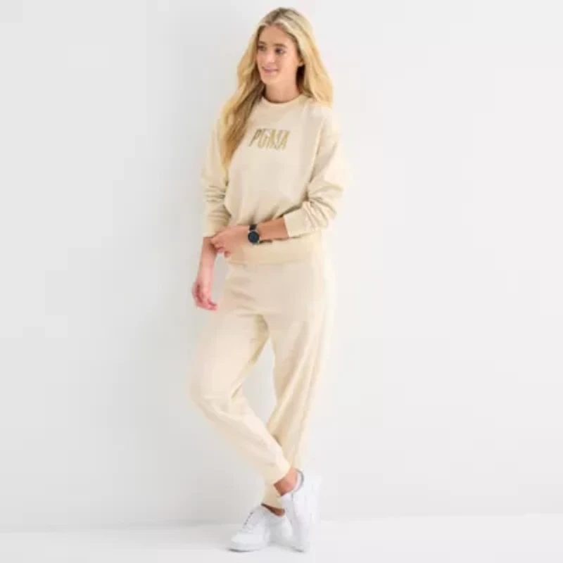 PUMA Womens Crew Neck Long Sleeve Sweatshirt