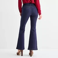 Bold Elements Womens High Rise Flare Leg Jean